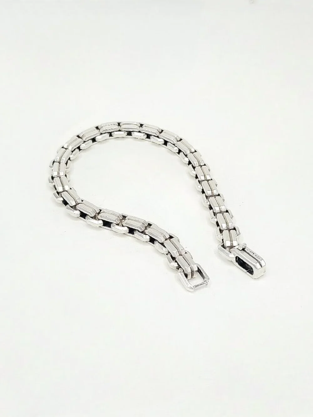 David Yurman Streamline Double Link Bracelet in Sterling Silver - 8mm - Medium